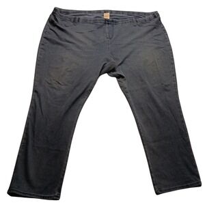 Faded Glory Women's 4X 26W-28W Blue Denim Pull On Jeggings Stretch Plus Size